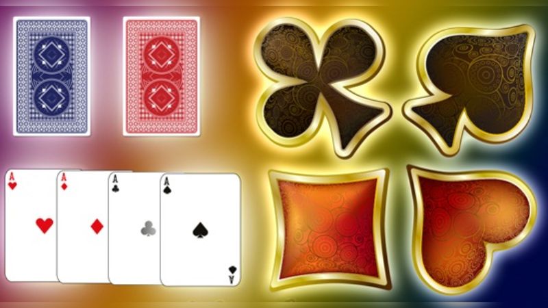 Hình ảnh độ lớn theo chất của các quân bài từ lớn (trái) đến bé (phải) Hình ảnh độ lớn theo chất của các quân bài từ lớn (trái) đến bé (phải)